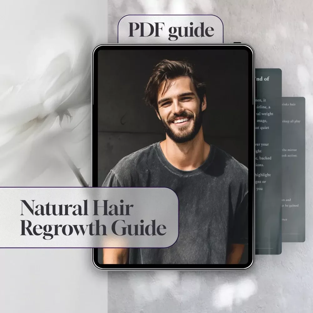 Thicker Tomorrow Starts Today: A Man’s Guide to Natural Hair Regrowth That Actually Works | Digital Hair Regrowth for Men eBook, Natural Hair Loss Guide