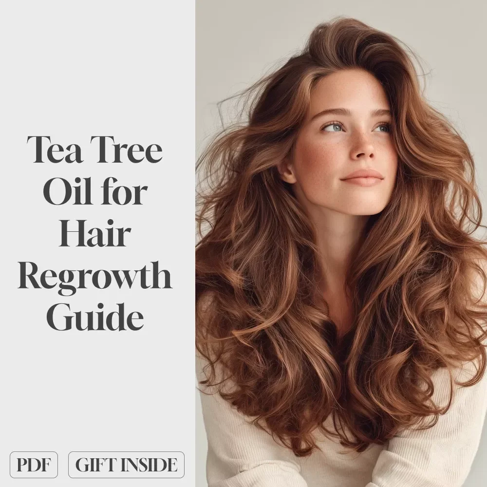 Unlock Hair Growth Naturally with Tea Tree Oil | Tea Tree Oil for Hair Regrowth eBook, Natural Hair Growth Guide, Digital Download Checklist