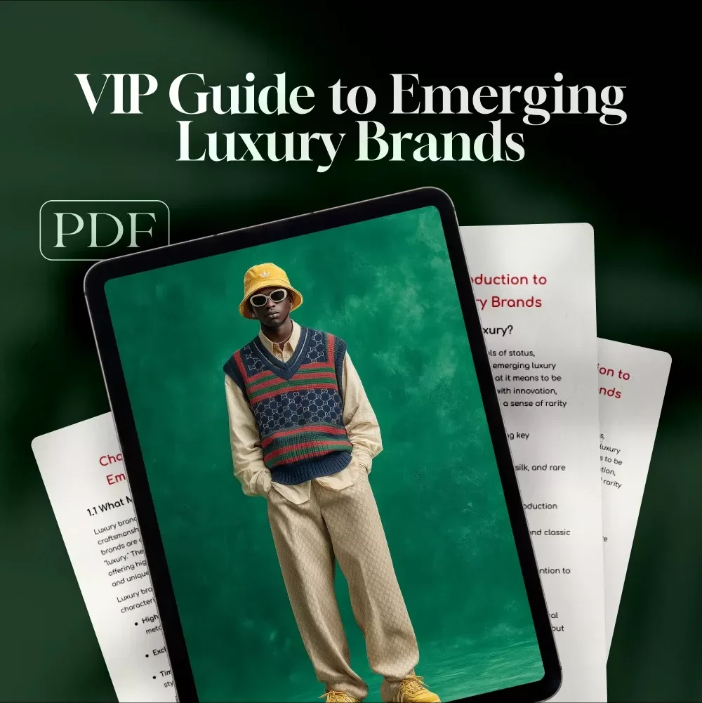 VIP Guide to Emerging Luxury Brands | Digital Download Guide for Spotting Trends, Investing in New Luxury Labels, eBook & Checklist for Fashion Enthusiasts and Collectors