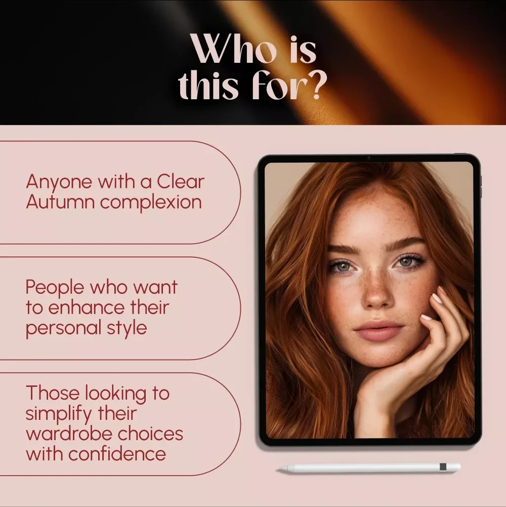 The Clear Autumn Color Palette: A Vibrant Guide to Warm Elegance - Embrace Your Season with Confidence