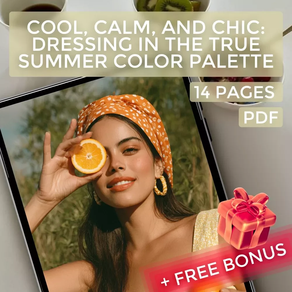 Cool, Calm, and Chic: Dressing in the True Summer Color Palette | Guide to True Summer Color Palette Clothes, eBook PDF, Color Analysis Digital Download