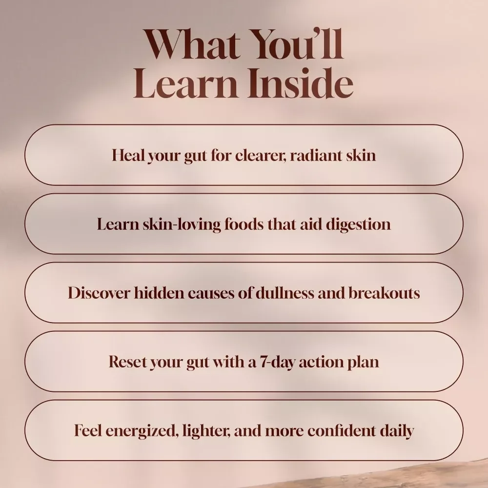 The Secret Link Between Gut Health and Lasting Beauty | Gut Health and Beauty Guide for Glowing Skin, eBook, Digital Wellness Reset