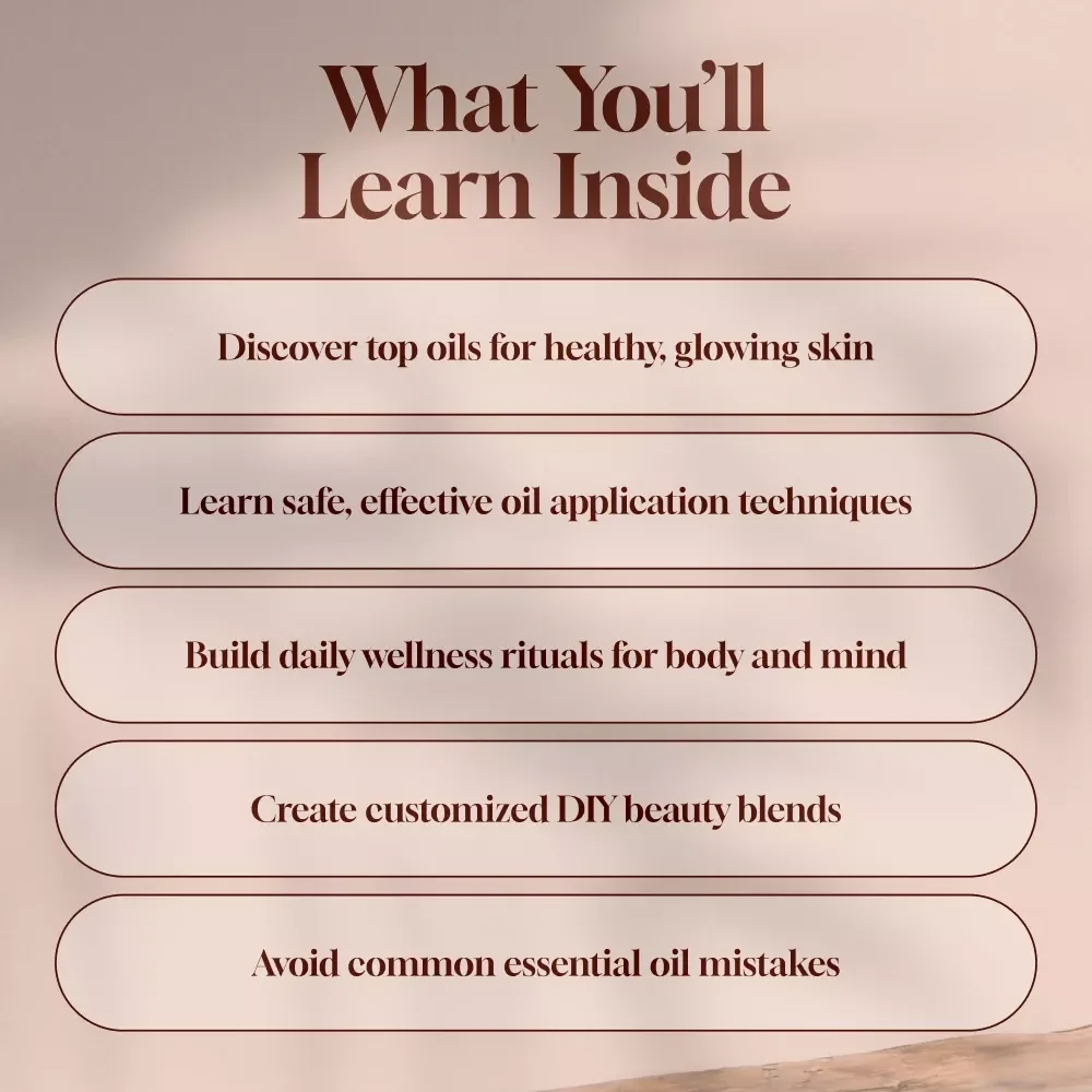 Glow & Wellness: Your Essential Guide to Health and Beauty Oils – A Digital Download for Skin, Hair, and Wellness