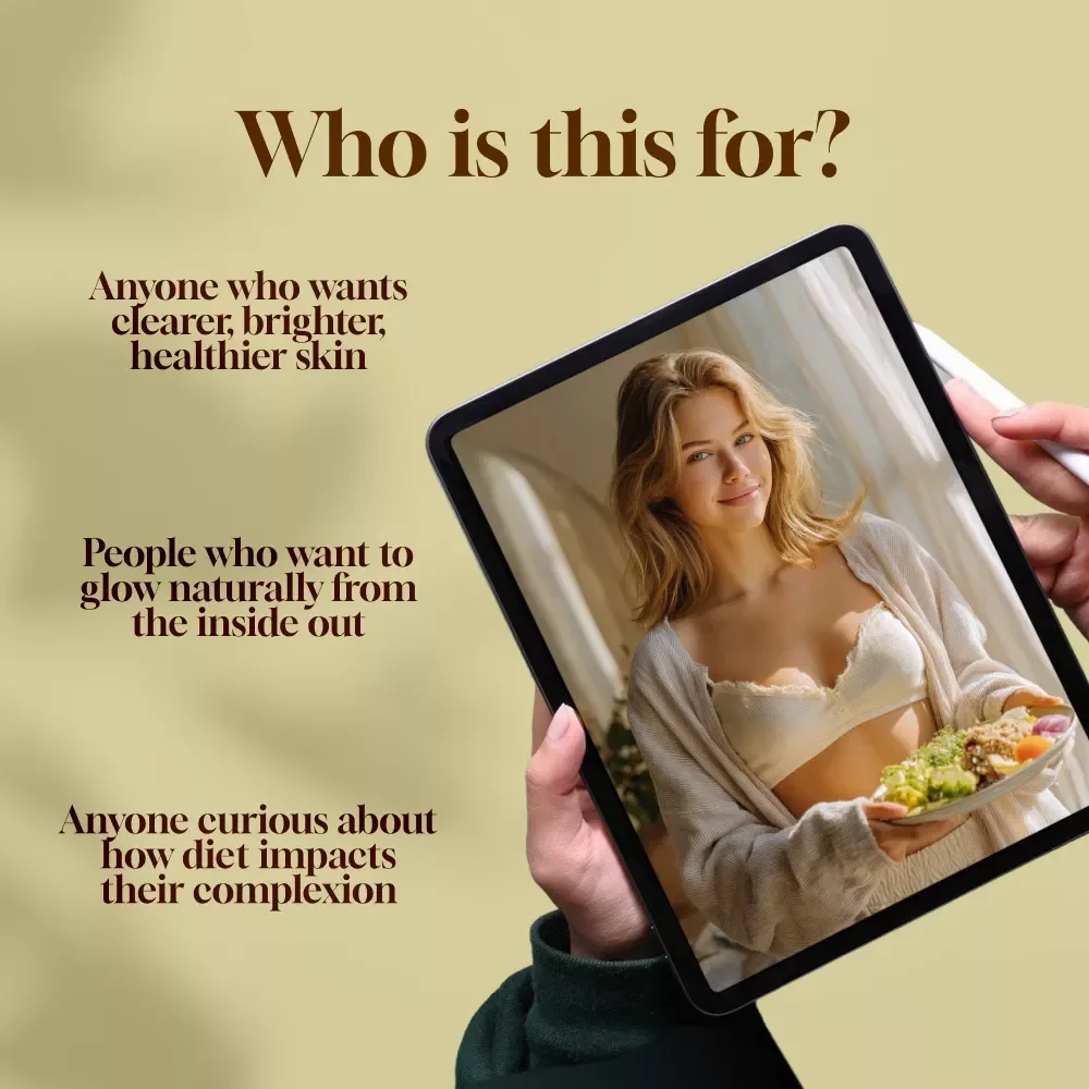 Glow From Within: The Skin-Loving Diet Guide | Healthy Diet for Glowing Skin eBook, Radiant Skin Nutrition Guide, Glowing Skin Meal Plan PDF