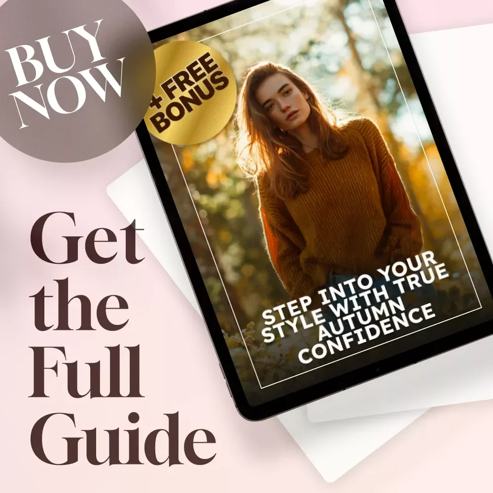 Step into Your Style with True Autumn Confidence | Digital Guide for True Autumn Colors | Seasonal Color Analysis PDF
