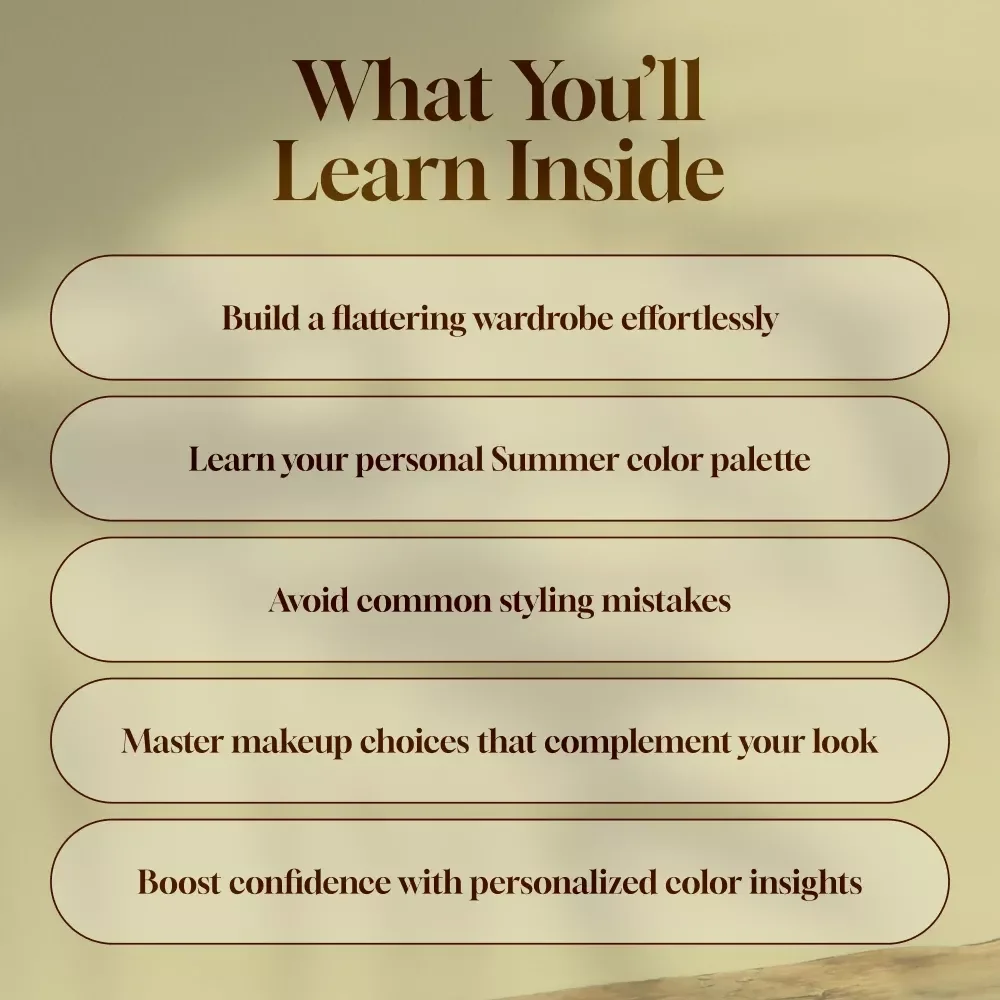 Cool Breeze, True Beauty: Your Effortless Guide to the Summer Color Season – A Digital Download Guide for Styling Your Best Summer Colors
