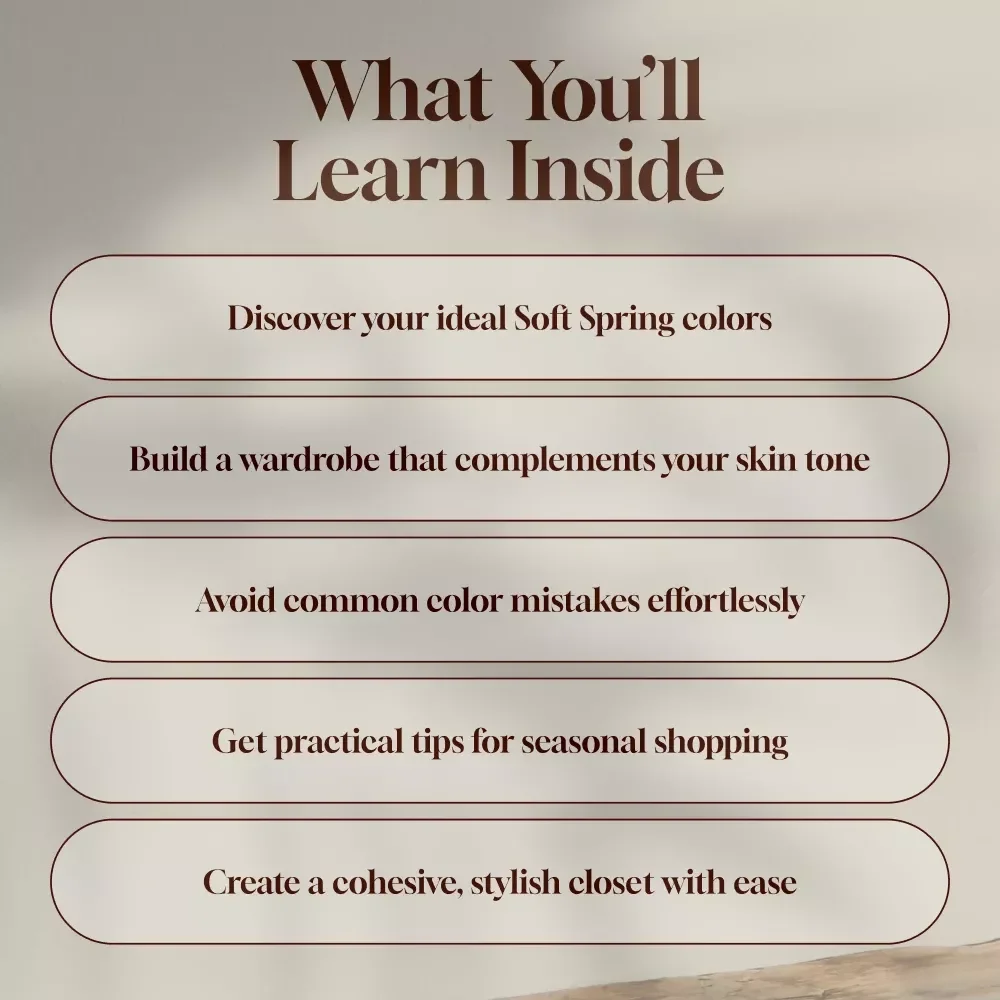 Your Guide to the Soft Spring Color Palette: A Complete Guide to Flattering Soft Spring Colors for Your Wardrobe