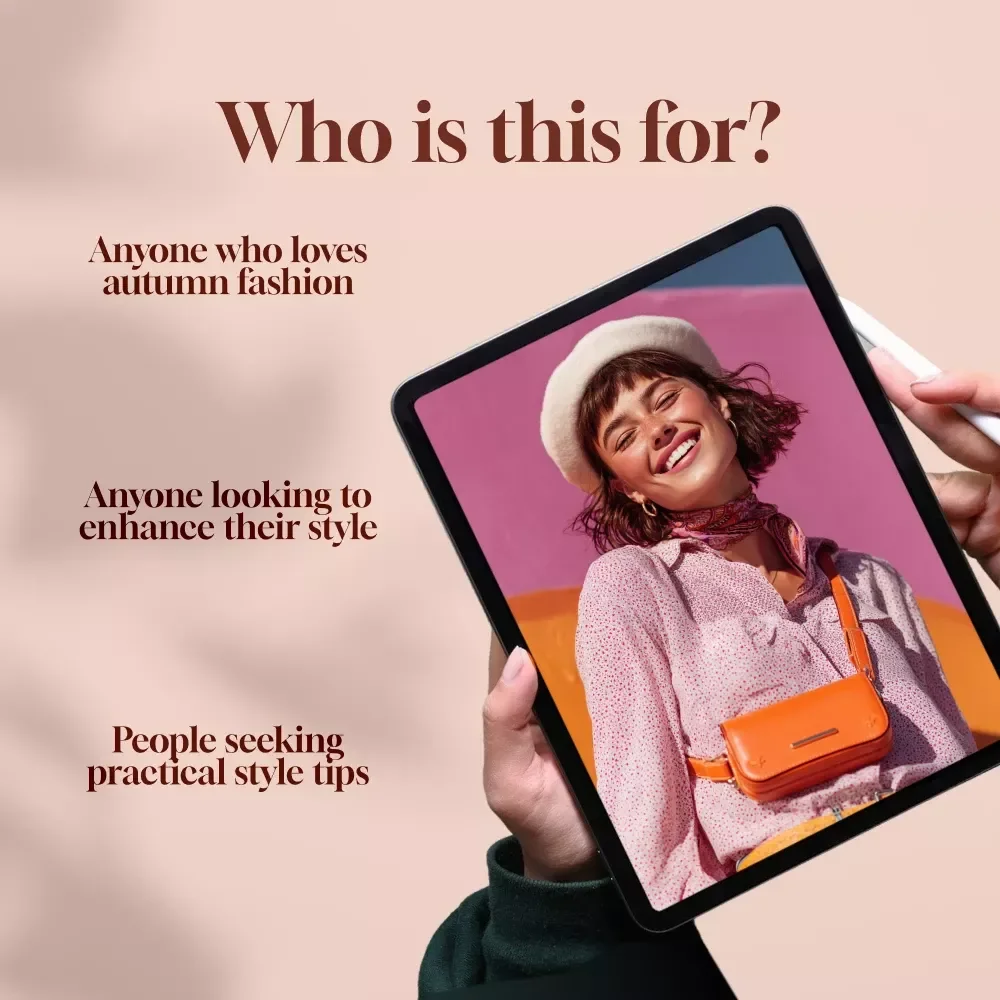 Glow Into Autumn: Your Ultimate Guide to Seasonal Color Analysis | Autumn Color Palette eBook, Wardrobe & Makeup Guide, Digital Download