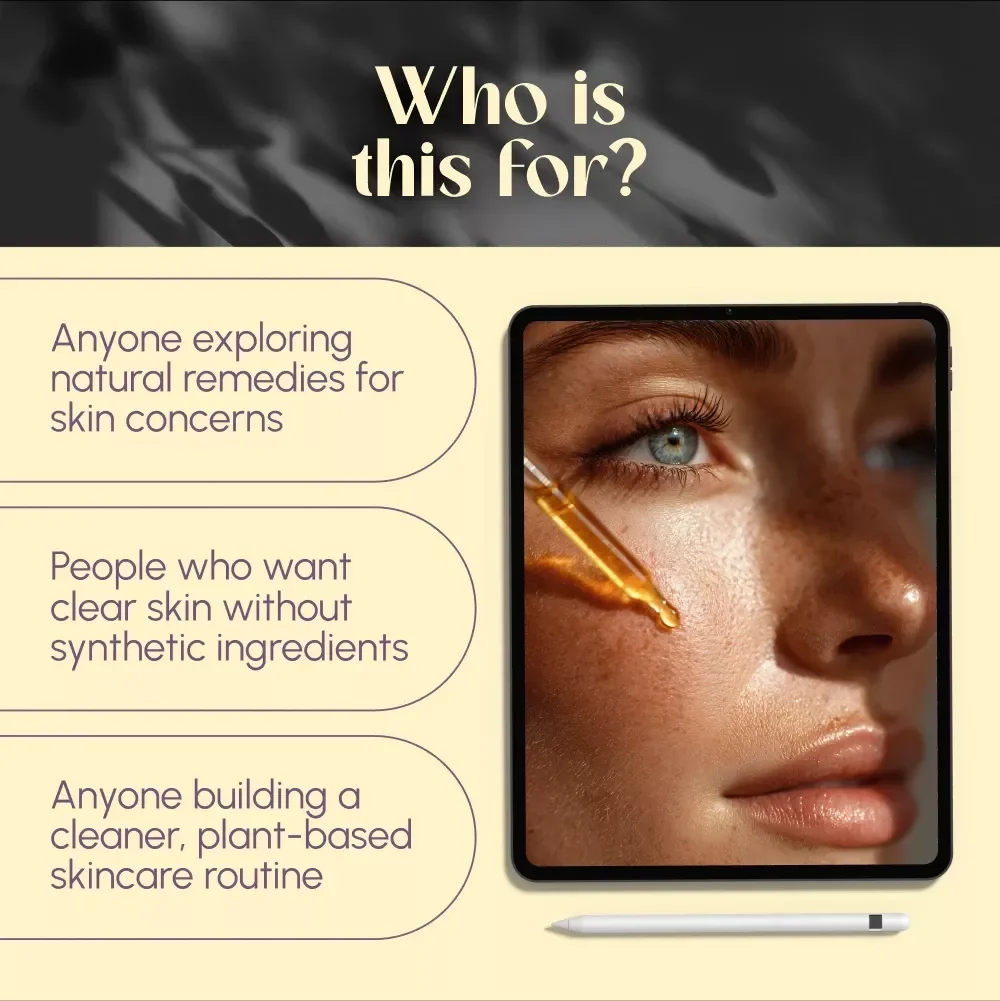 Neem Oil for Skin: Nature’s Secret Weapon for Clear and Healthy Skin – Ultimate Guide for Acne, Irritation & Natural Skincare | Digital Download