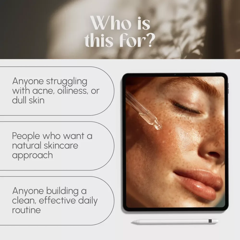 Peppermint Oil Guide to Clear, Healthy Skin | Digital Skincare Guide for All Skin Types | Peppermint Oil for Skin Recipes, Tips & Tracker