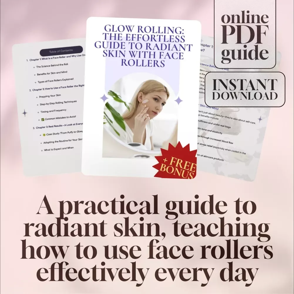 Glow Rolling: The Effortless Guide to Radiant Skin with Face Rollers | Digital Download Guide on How to Use Face Rollers for Glowing Skin, Self-Care & Beauty Rituals