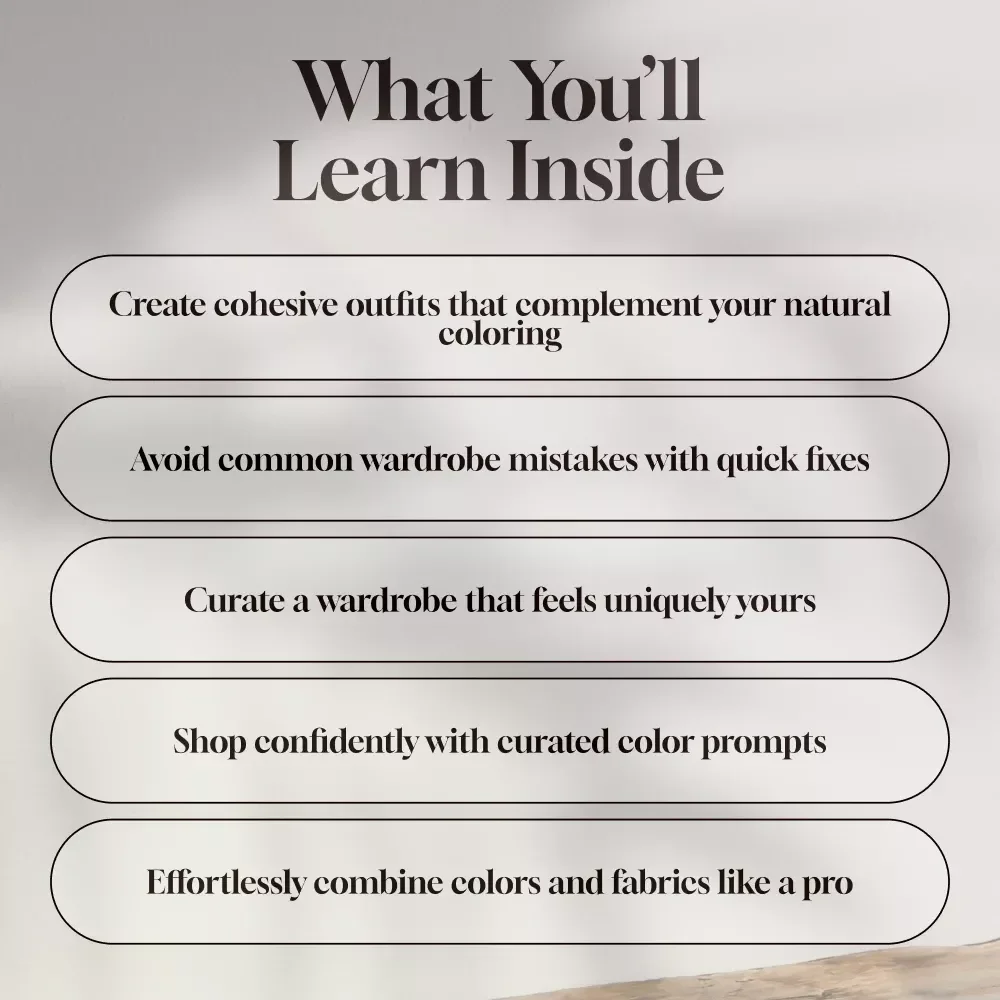 The Cozy Elegance of Soft Winter: A Complete Guide to Your Color Palette – Soft Winter Color Palette eBook for Your Wardrobe Styling