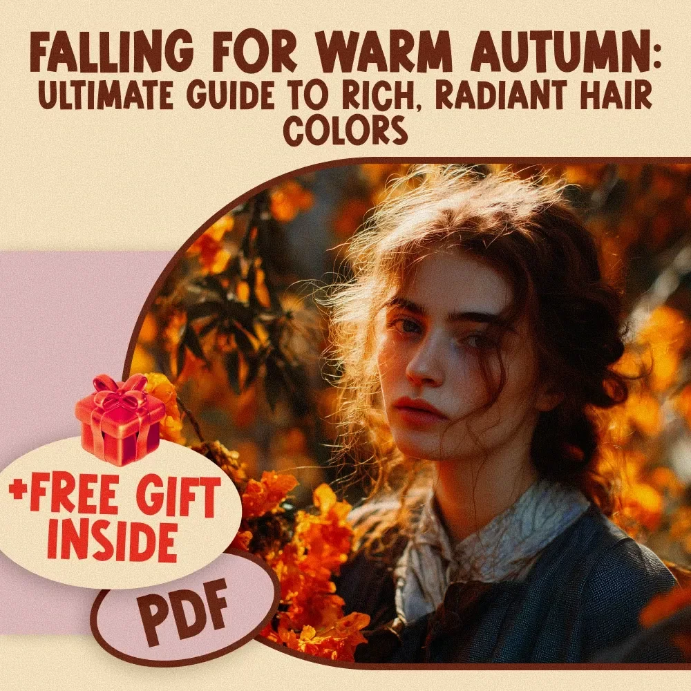 Falling for Warm Autumn: Your Ultimate Guide to Rich, Radiant Hair Colors | Warm Autumn Hair Colors eBook | Hair Color Guide for Autumn Tones | Digital Download