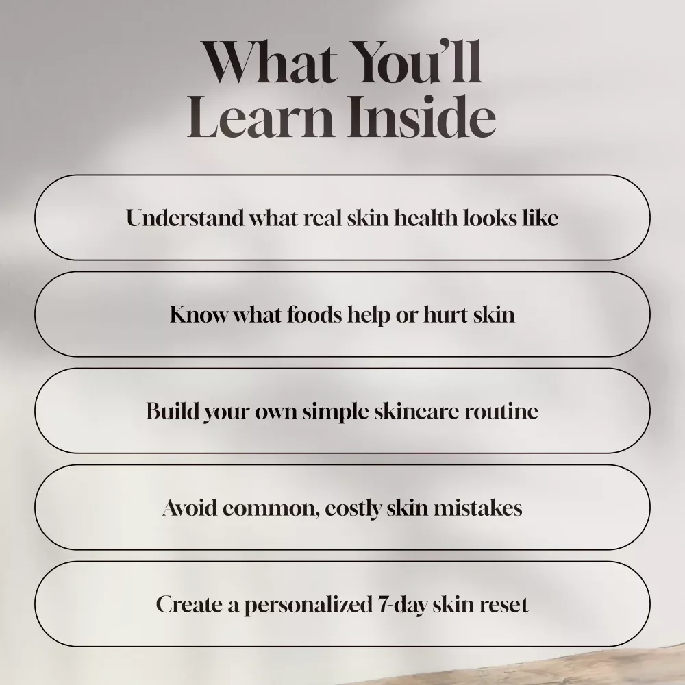 Skin Goals: No-Nonsense Guide to Getting Healthy, Glowing Skin | How to Get Healthy Skin | Digital Skincare Guide for Radiant Skin