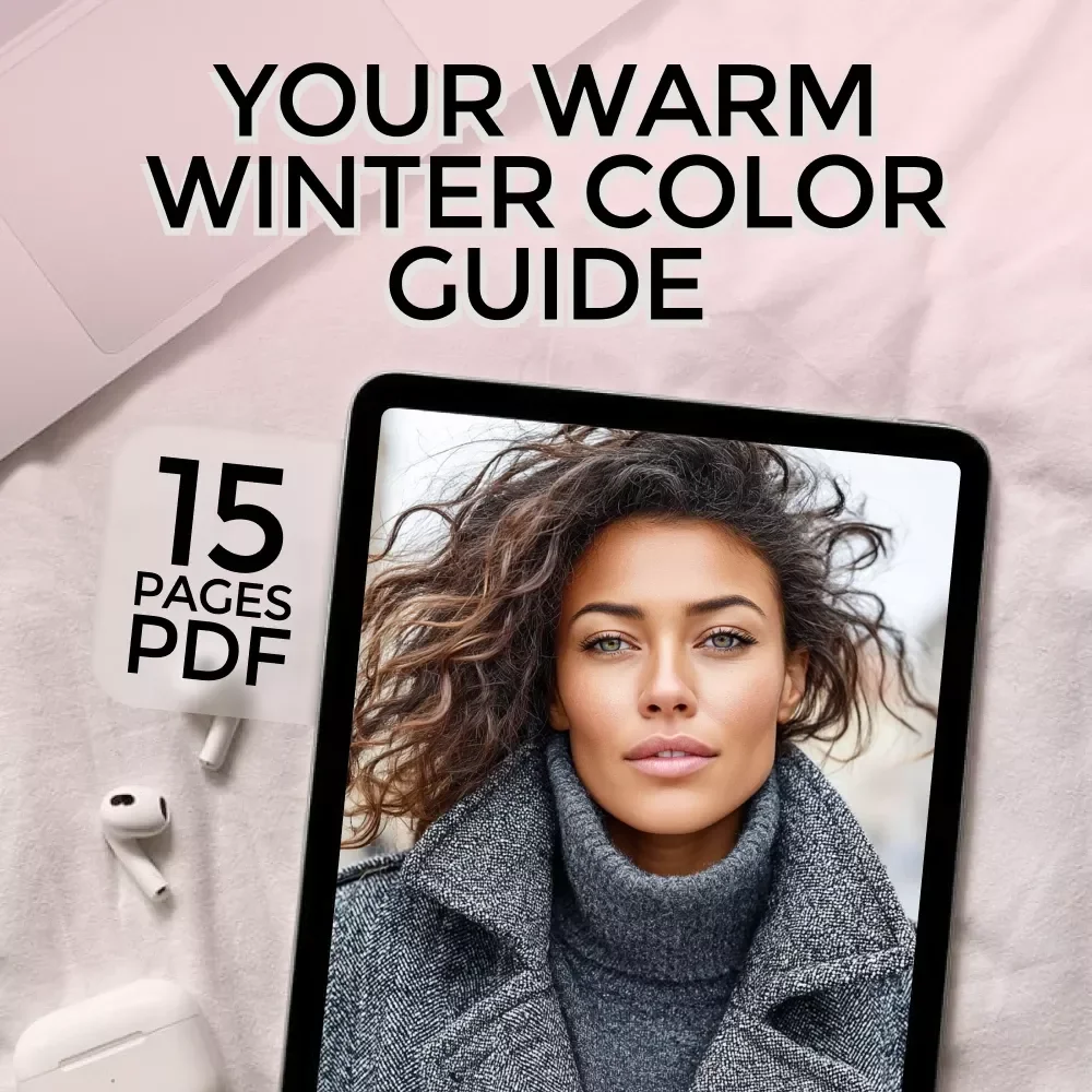 Your Warm Winter Color Guide | Warm Winter Color Analysis eBook | Seasonal Color Palette for Warm Winters | Style & Fashion Digital Download