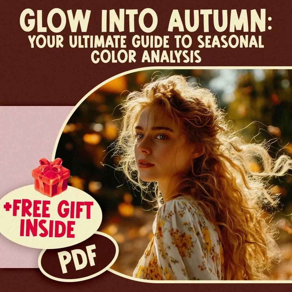 Glow Into Autumn: Your Ultimate Guide to Seasonal Color Analysis | Autumn Color Palette eBook, Wardrobe & Makeup Guide, Digital Download