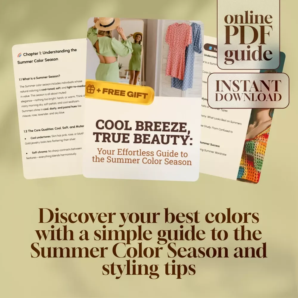 Cool Breeze, True Beauty: Your Effortless Guide to the Summer Color Season – A Digital Download Guide for Styling Your Best Summer Colors