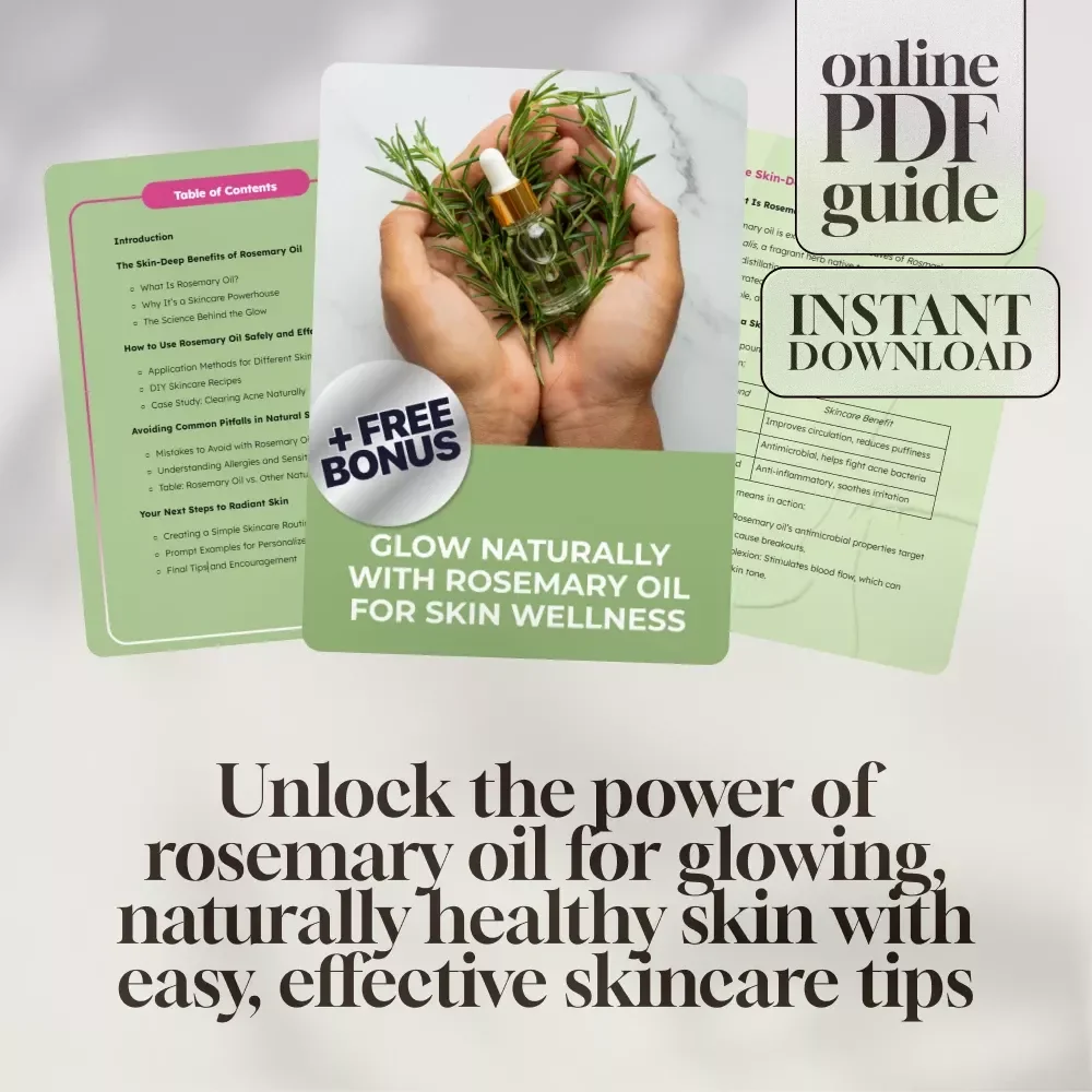 Glow Naturally with Rosemary Oil for Skin Wellness - A Complete Guide to Unlocking the Power of Rosemary Oil for Glowing Skin