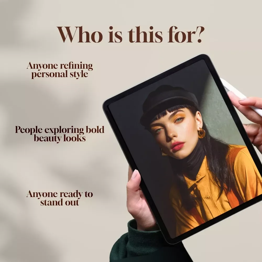 Bold & Brilliant: The High Contrast Beauty Guide | Digital Download | High Contrast Beauty eBook for Power Color Matching, Styling & Makeup Tips
