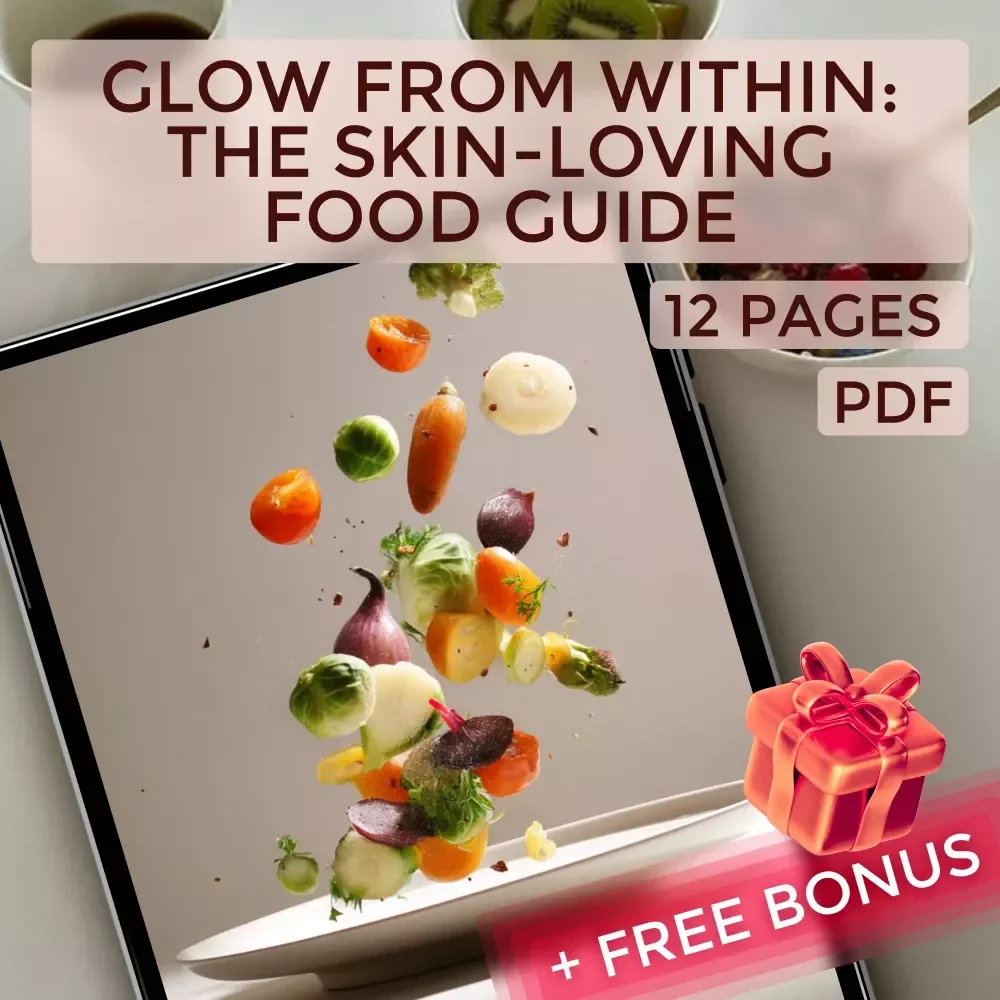 Glow From Within: The Skin-Loving Food Guide | Healthy Food for Glowing Skin eBook | Radiant Skin Digital Download | Glow Meal Plan