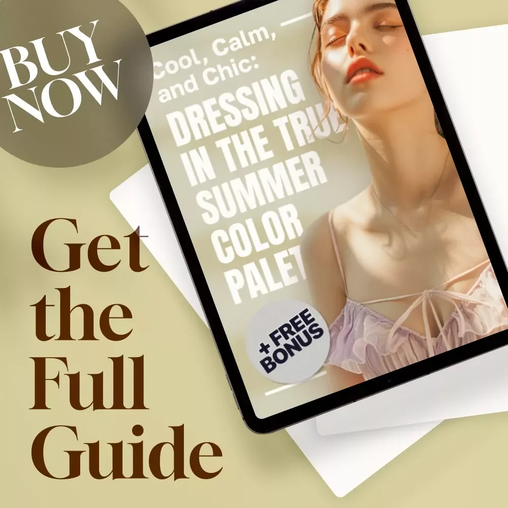 Cool, Calm, and Chic: Dressing in the True Summer Color Palette | Guide to True Summer Color Palette Clothes, eBook PDF, Color Analysis Digital Download