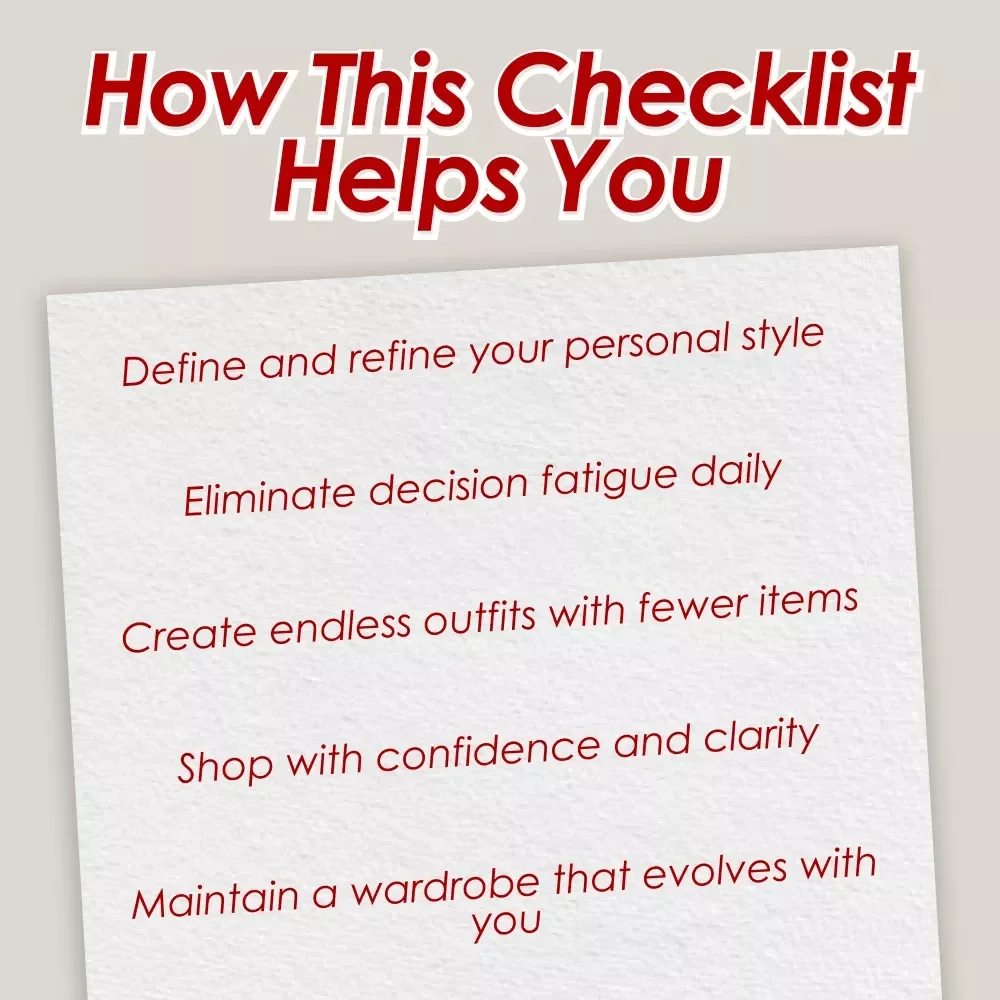 The Ultimate Capsule Wardrobe Checklist: Dress Smart, Live Stylish | Minimalist Fashion Guide | Capsule Wardrobe Checklist PDF Download