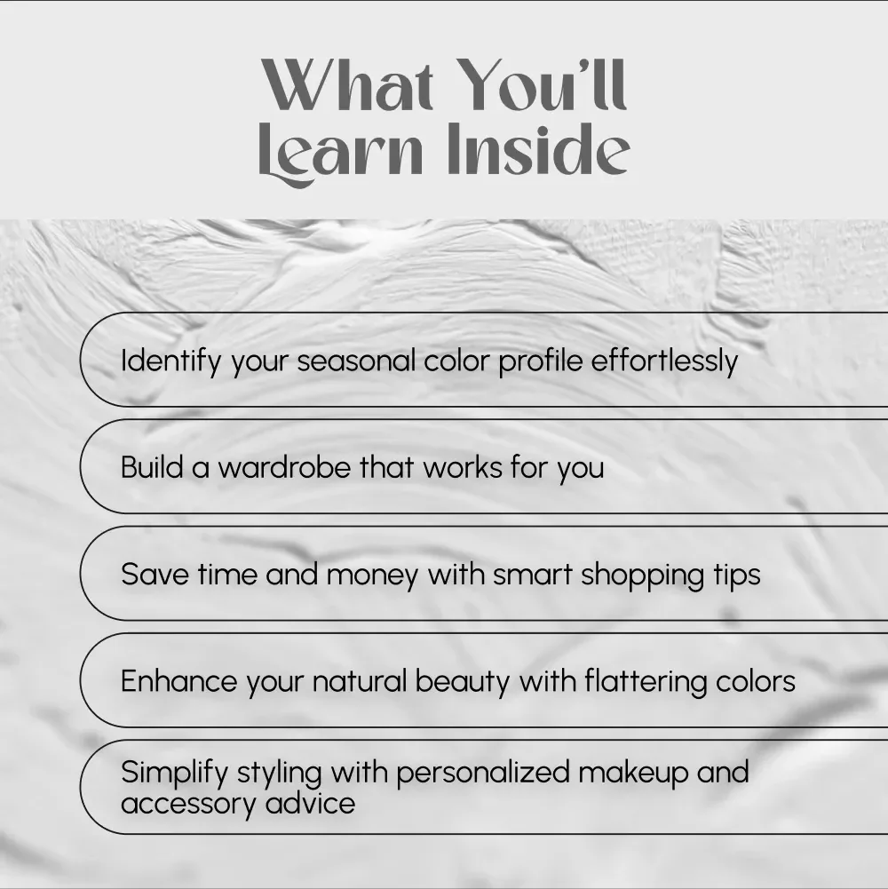 Unlock Your Best Colors: A Practical Guide to Seasonal Color Analysis - Discover Your Perfect Palette