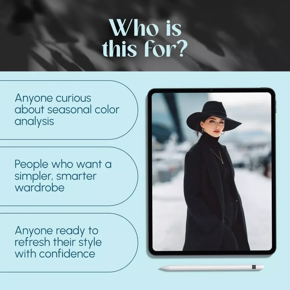 True Winter Unveiled: Your Ultimate Guide to Cool, Bold, and Timeless Colors | True Winter Color Analysis eBook | Digital Guide to True Winter Style