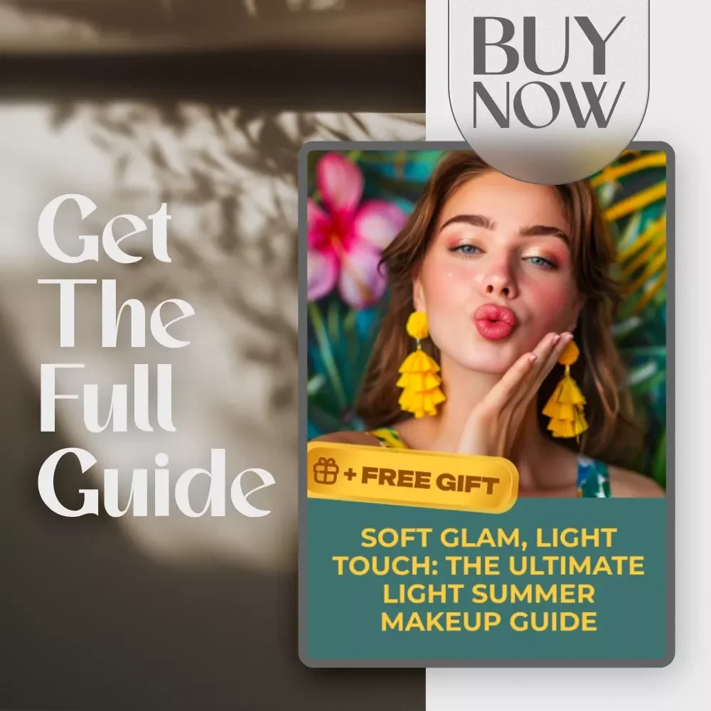 Soft Glam, Light Touch: The Ultimate Light Summer Makeup Guide | Digital Download | Light Summer Color Palette Makeup Tips & Checklist