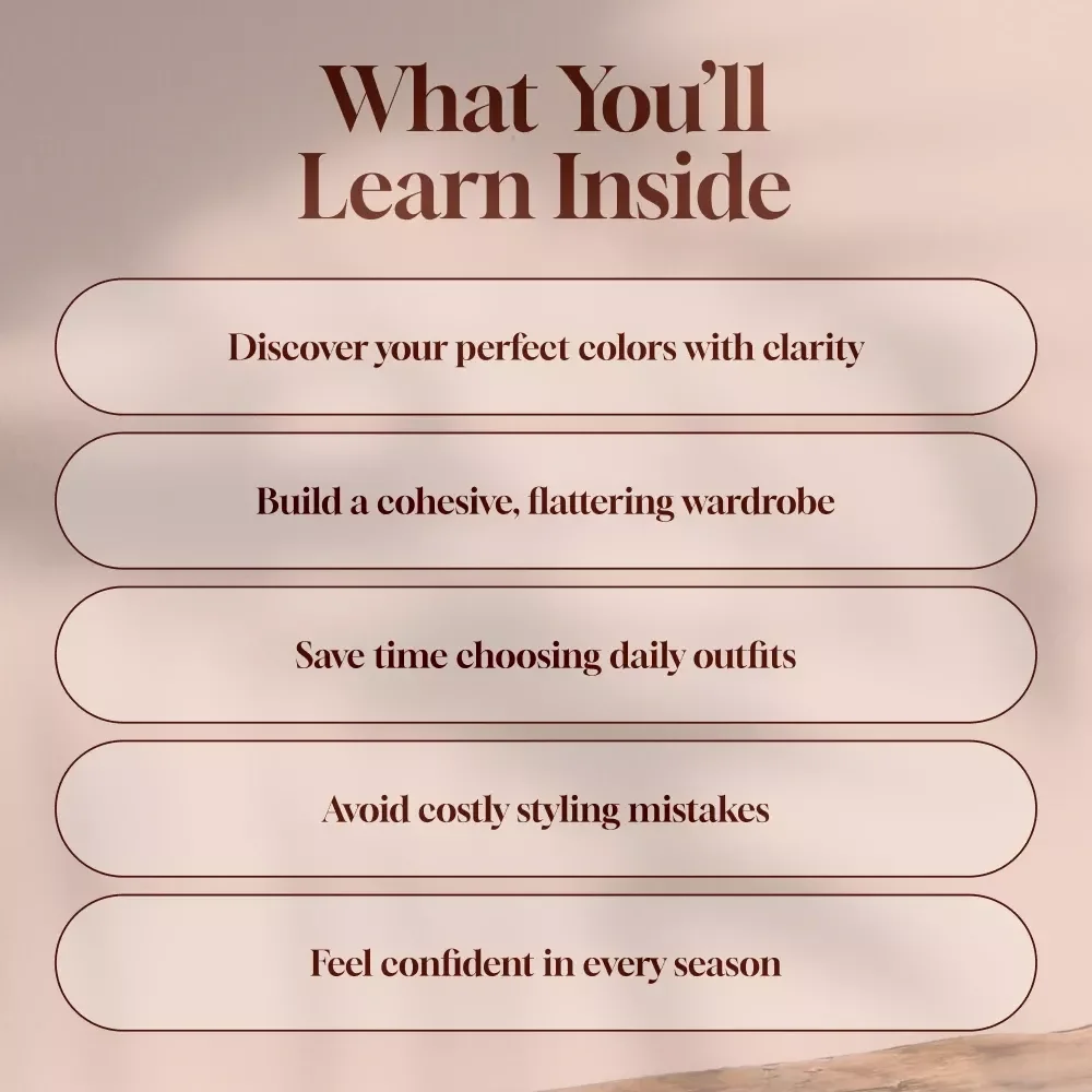 Effortless Elegance: Dressing with the Soft Autumn Color Palette – Digital Style Guide for Soft Autumn Clothing and Wardrobe Building