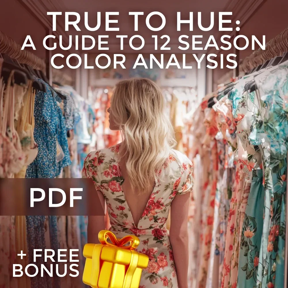 True to Hue: A Guide to 12 Season Color Analysis | Digital Download Guide for Seasonal Color Matching, Wardrobe & Style Confidence