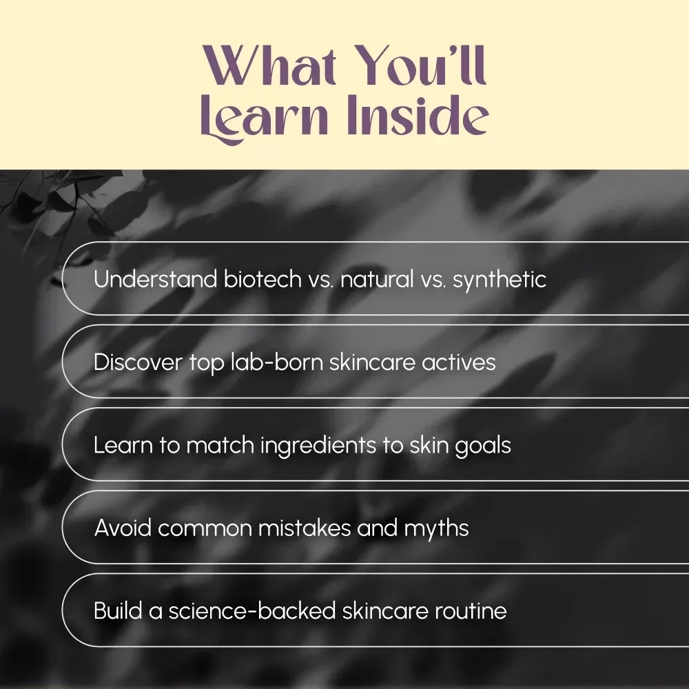 Beyond Nature: The Smart Skin Revolution with Biotech Skincare | Digital Guide for Biotech Skincare Beginners & Beauty Pros | Skincare eBook, Beauty Routine Blueprint, eBook Download