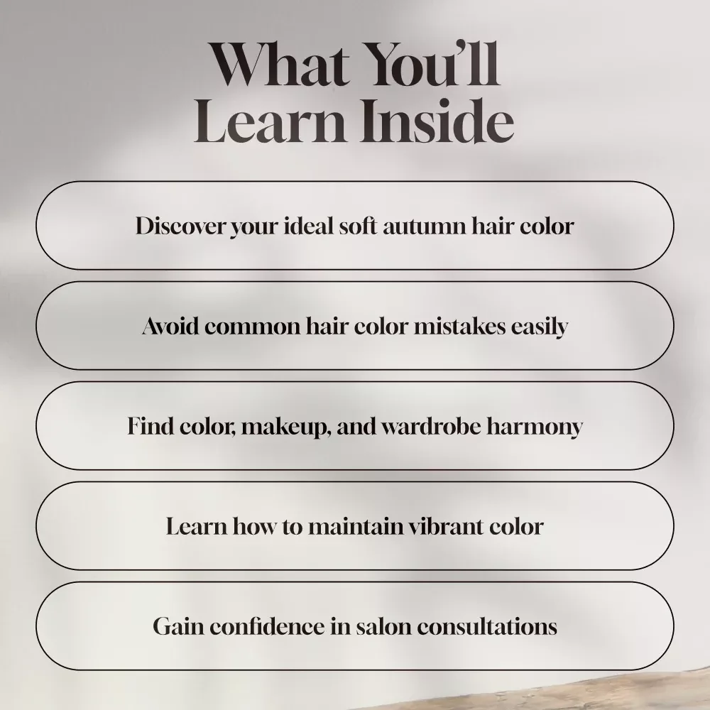 The Soft Autumn Hair Color Guide: Warm, Muted & Effortlessly Chic – Your Ultimate Soft Autumn Hair Color Transformation