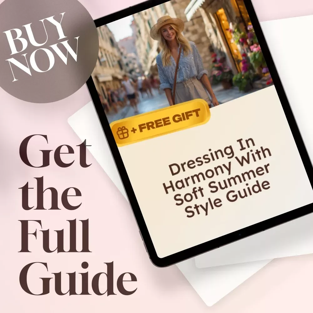 Dressing in Harmony with Soft Summer Style Guide | Digital Download for Soft Summer Color Palette Clothes & Wardrobe Planning
