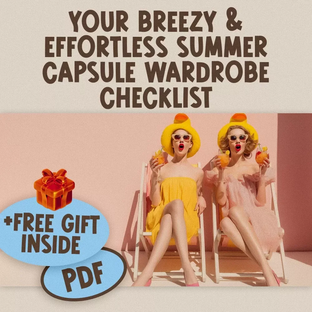 Your Breezy & Effortless Summer Capsule Wardrobe Checklist | Minimalist Digital Download | Summer Capsule Wardrobe Guide for Women