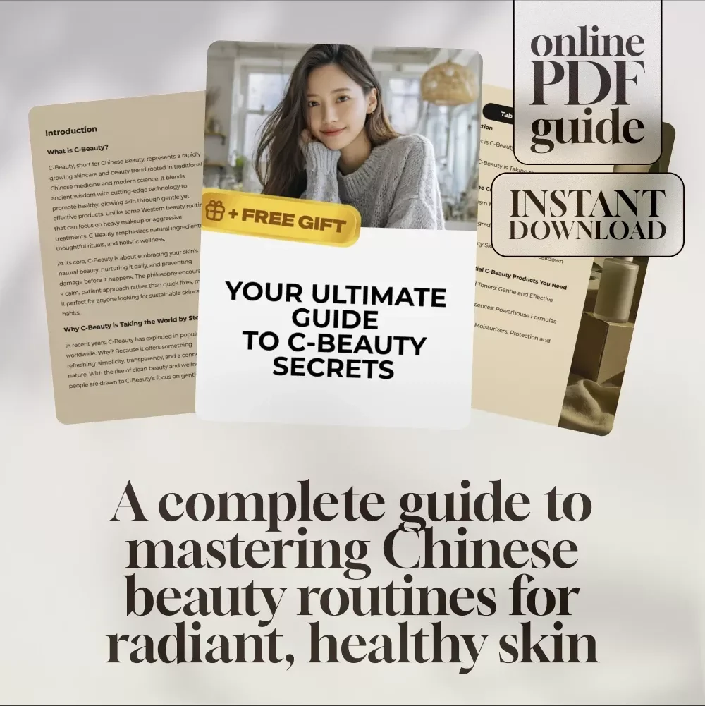 Your Ultimate Guide to C-Beauty Secrets | C-Beauty Digital Skincare Guide | Chinese Beauty Routine & Tips eBook Download
