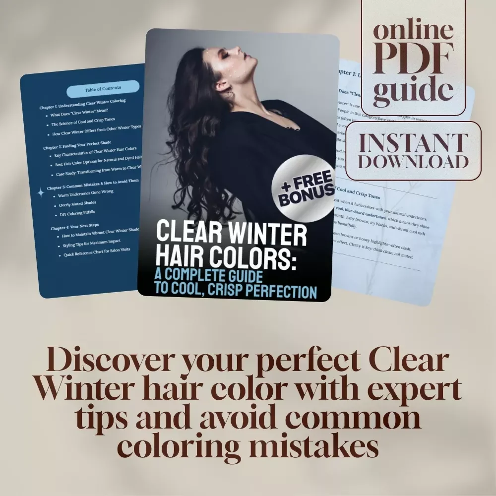Clear Winter Hair Colors: A Complete Guide to Cool, Crisp Perfection - The Ultimate Clear Winter Hair Color Guide