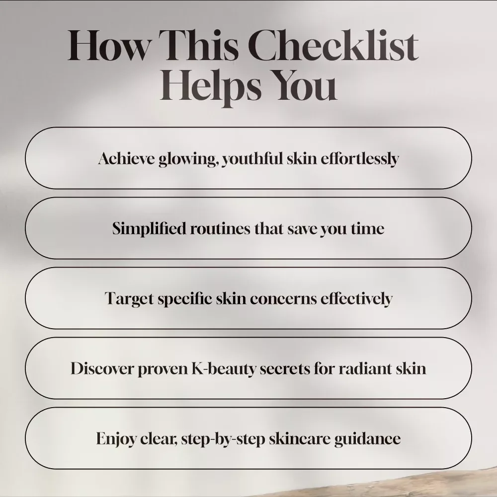 The Ultimate Day & Night Korean Skincare Routine Checklist – Glow from AM to PM