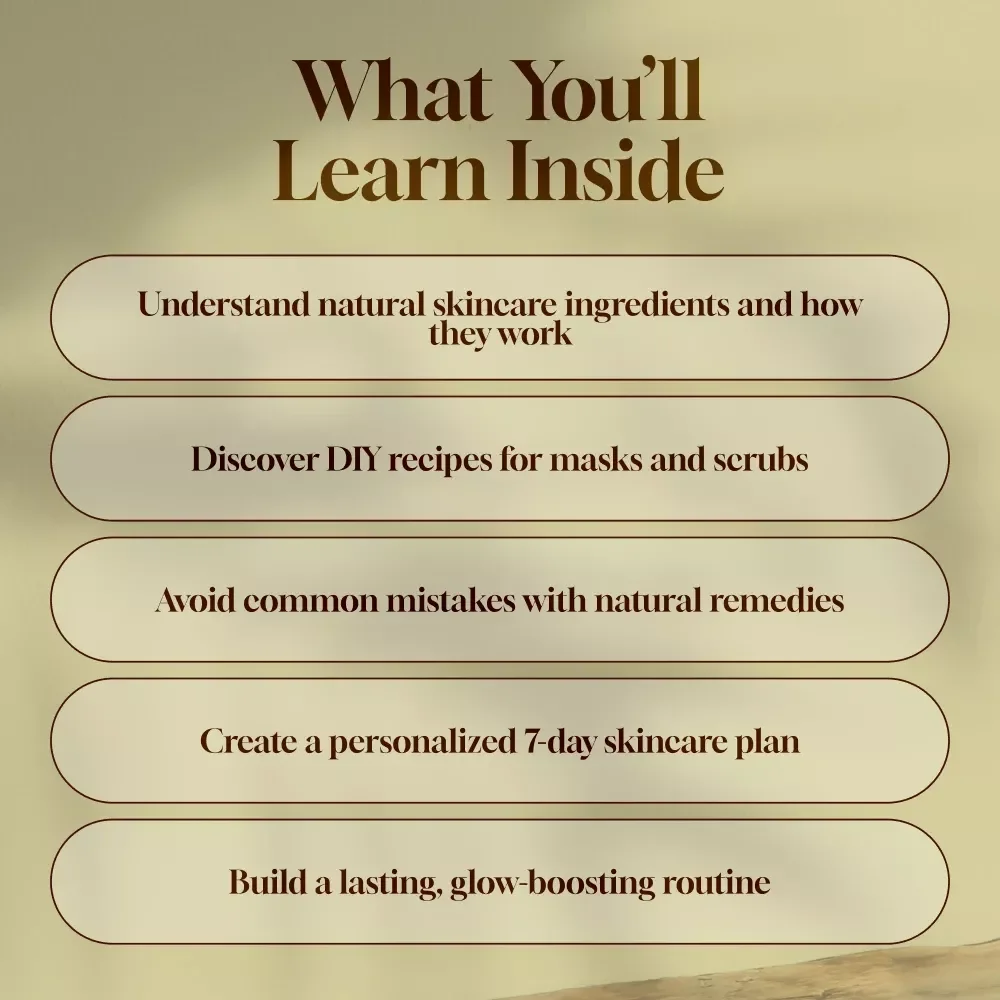Nature’s Glow: The Guide to Healthy Skin with Natural Remedies – Digital Download eBook for Radiant Skin | Natural Skincare Routine | Natural Remedies for Healthy Skin