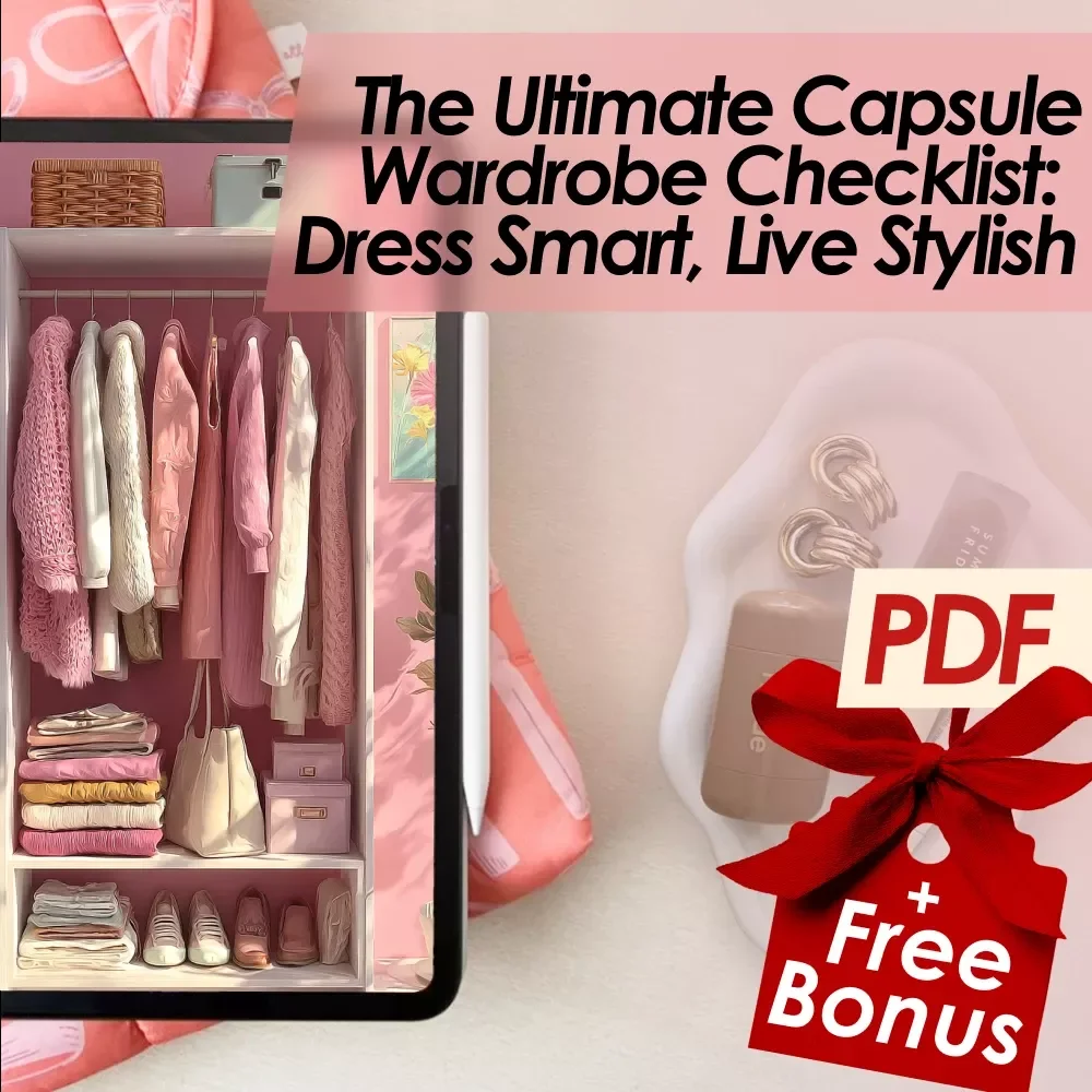 The Ultimate Capsule Wardrobe Checklist: Dress Smart, Live Stylish | Minimalist Fashion Guide | Capsule Wardrobe Checklist PDF Download