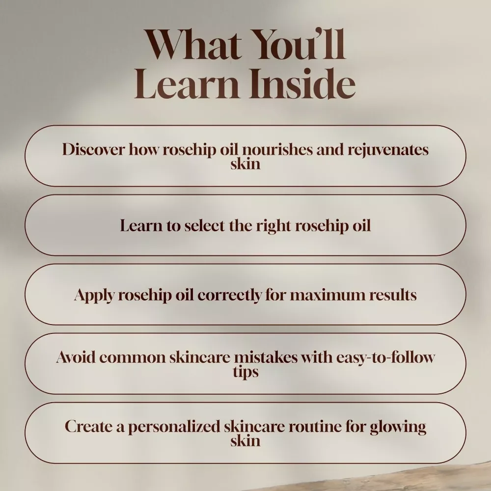 Your Guide to Radiant, Healthy Skin with Rosehip Oil – The Ultimate eBook for Glowing Skin
