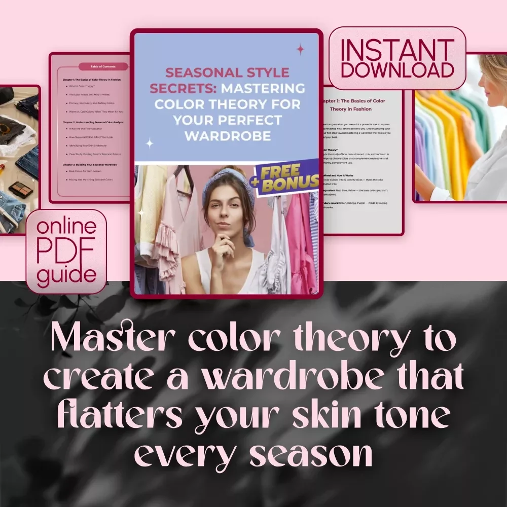 Seasonal Style Secrets: Mastering Color Theory for Your Perfect Wardrobe | Digital Guide for Color Theory Clothes and Seasons