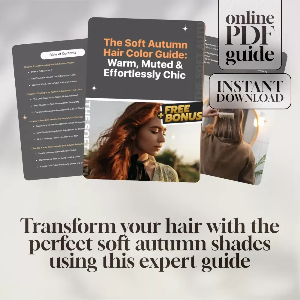 The Soft Autumn Hair Color Guide: Warm, Muted & Effortlessly Chic – Your Ultimate Soft Autumn Hair Color Transformation