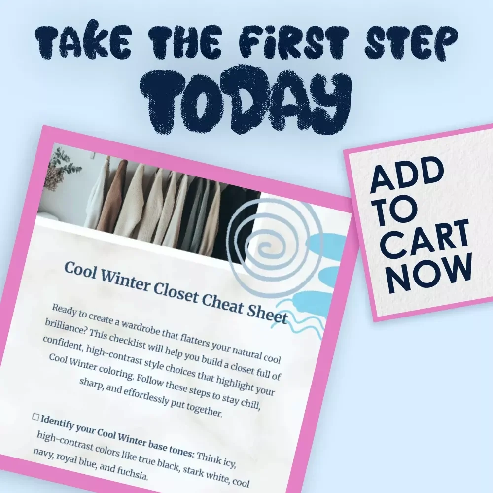 Cool Winter Closet Cheat Sheet - Build Your Perfect Wardrobe with Cool Winter Colors
