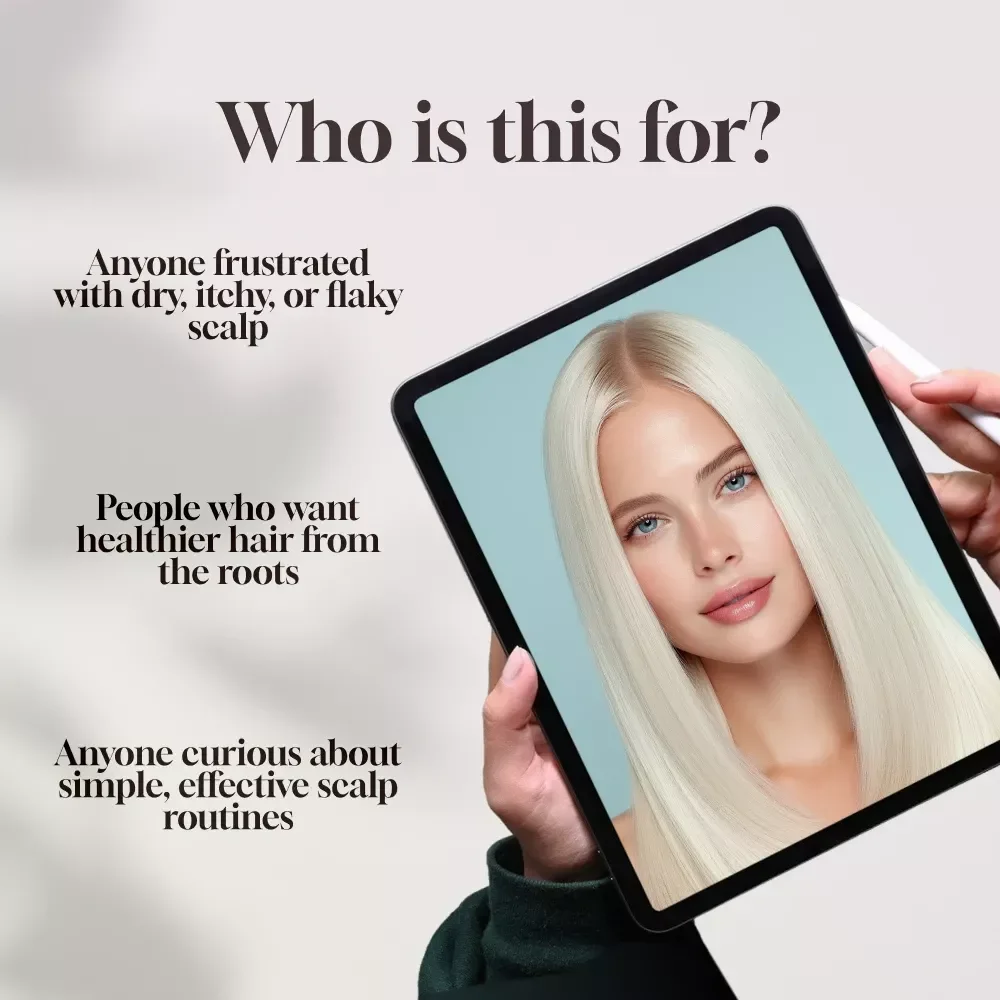 Scalp Sense: Your Ultimate Guide to Healthy, Happy Roots | Scalp Care eBook, Digital Download Guide for Hair Wellness