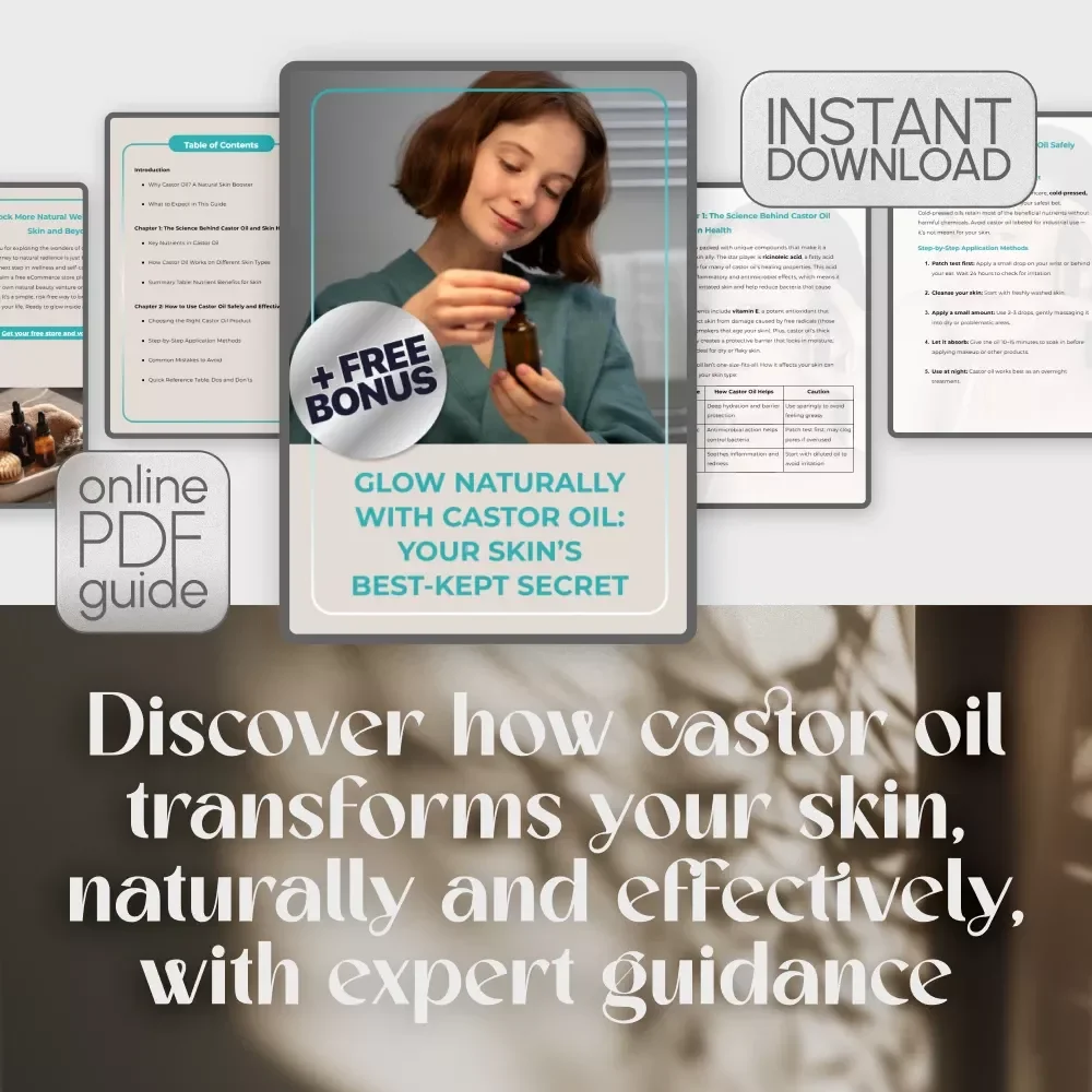 Glow Naturally with Castor Oil: Your Skin’s Best-Kept Secret | Natural Skincare Guide | Castor Oil for Skin Tips & Application