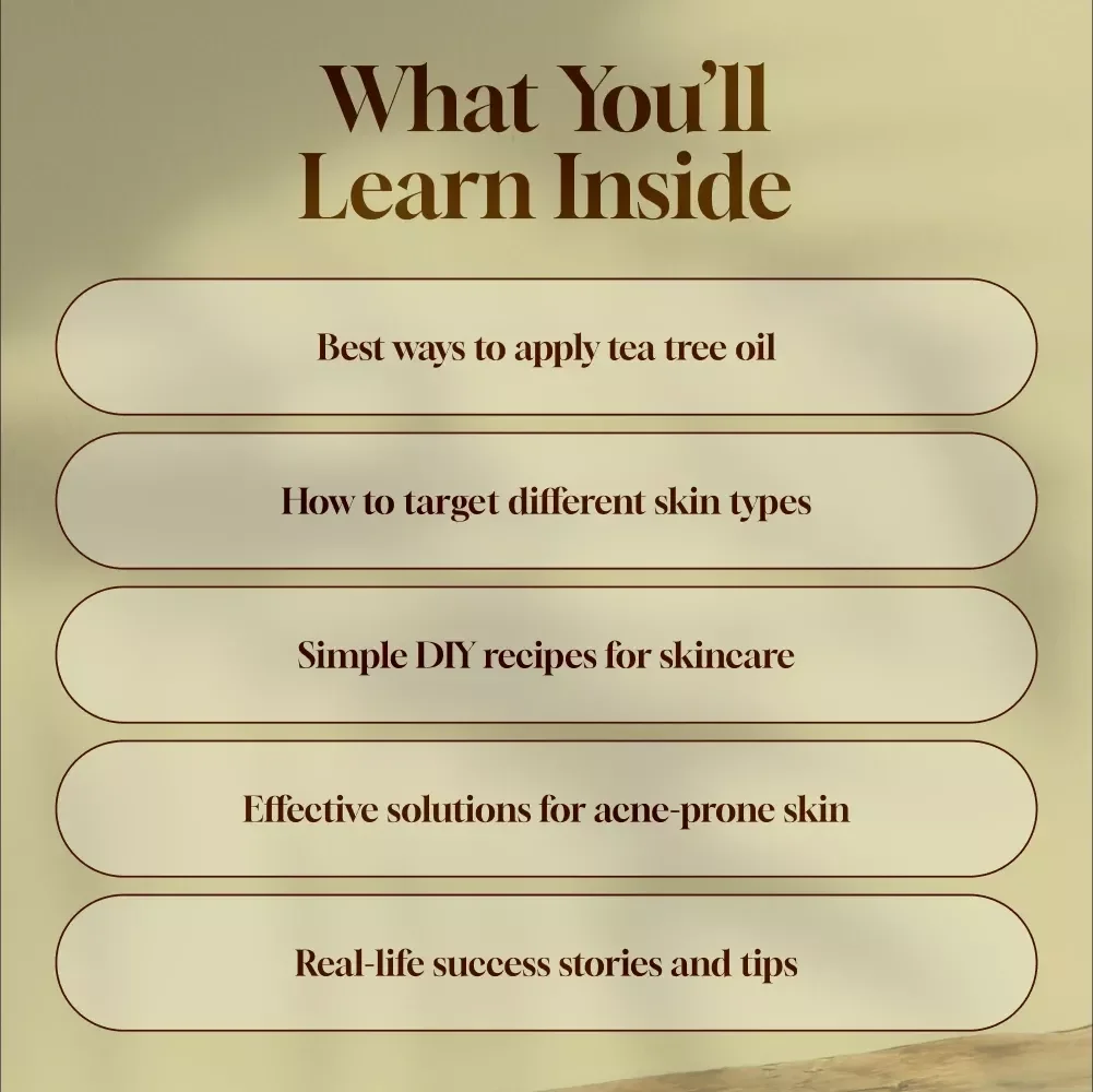 Tea Tree Magic: Unlocking Nature’s Secret to Radiant Skin - A Complete Guide to the Beauty Benefits of Tea Tree Oil