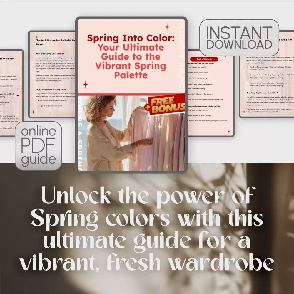 Spring Into Color: Your Ultimate Guide to the Vibrant Spring Palette – eBook for Fashion, Style & Color Season Tips