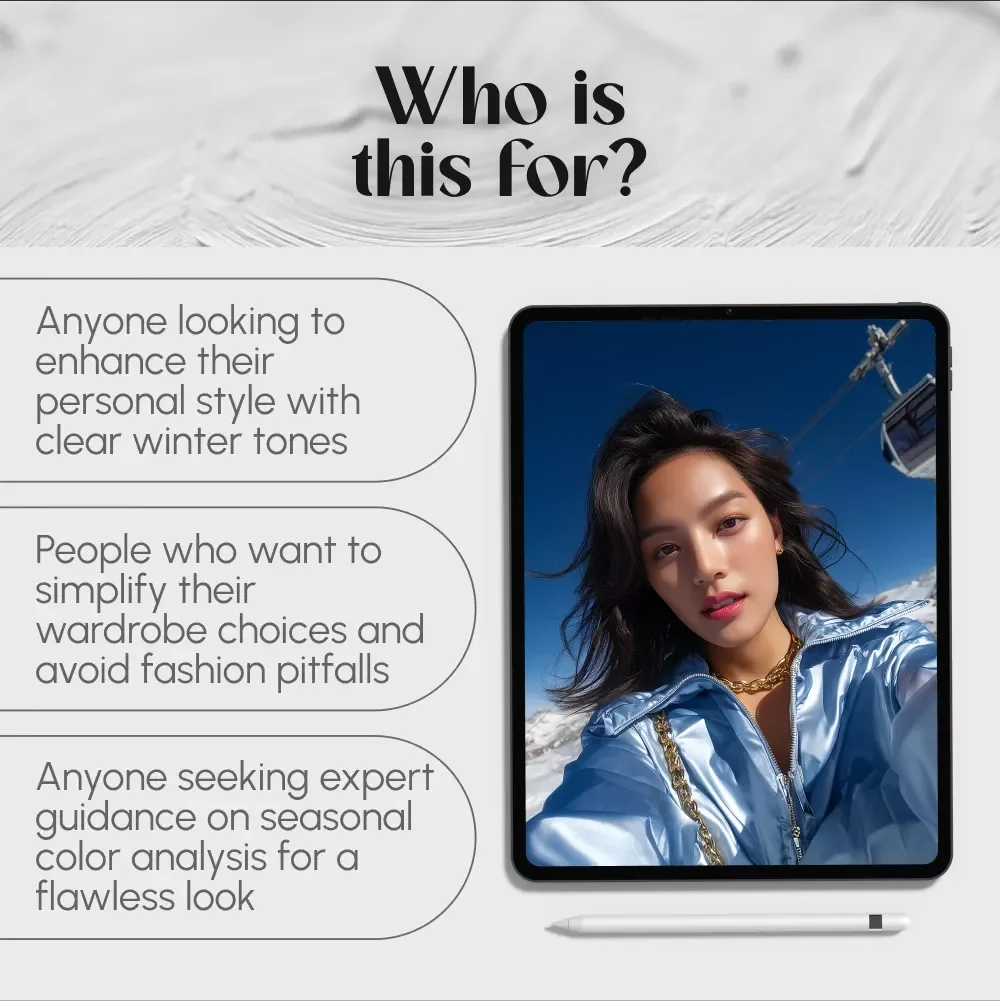 Shine in Cool Brilliance: The Ultimate Clear Winter Color Guide - Seasonal Color Analysis for Your Perfect Wardrobe