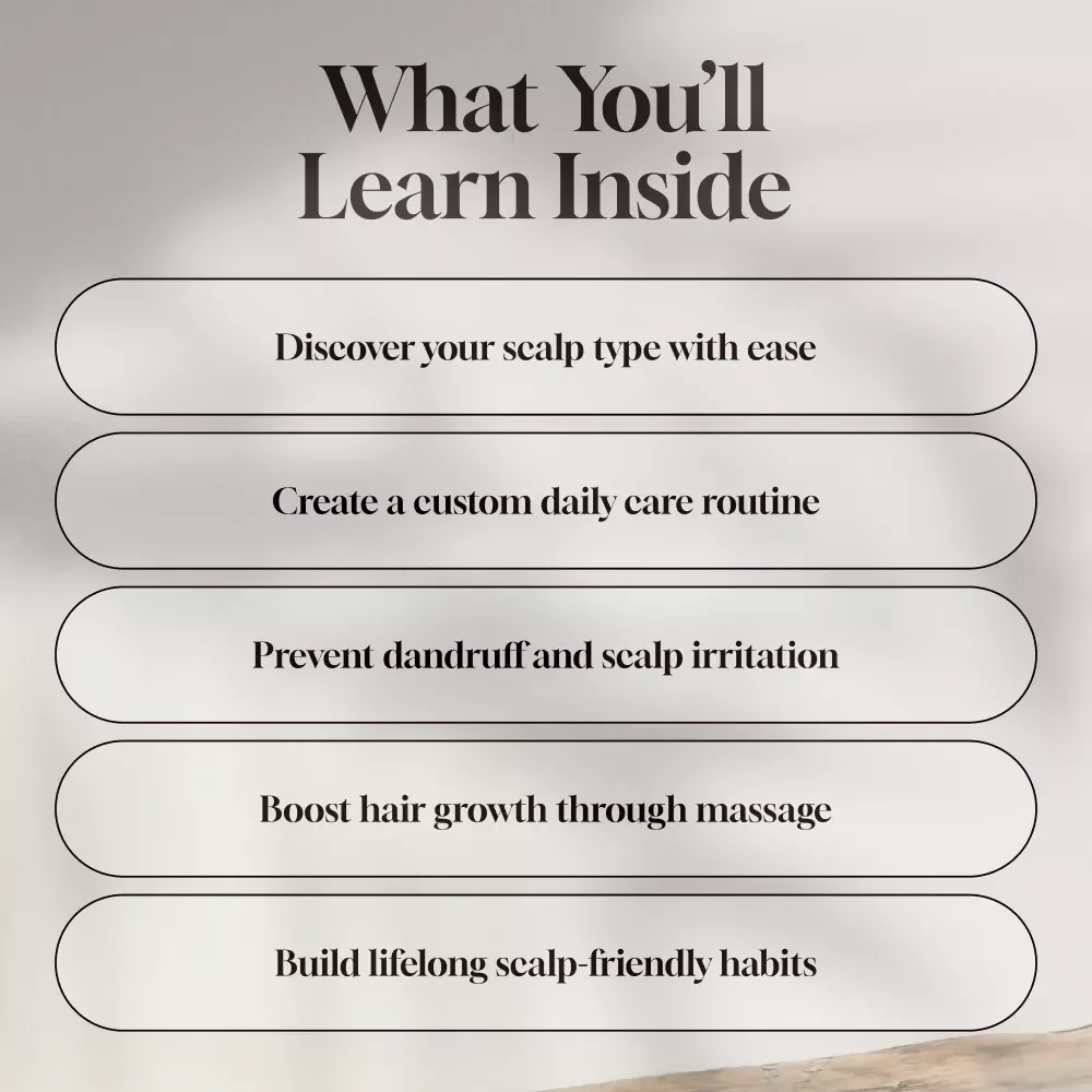 Scalp Sense: Your Ultimate Guide to Healthy, Happy Roots | Scalp Care eBook, Digital Download Guide for Hair Wellness
